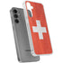Switzerland Flag Distressed Galaxy S24 Plus Clear Case